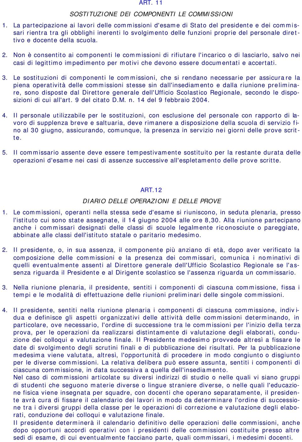 docente della scuola. 2.