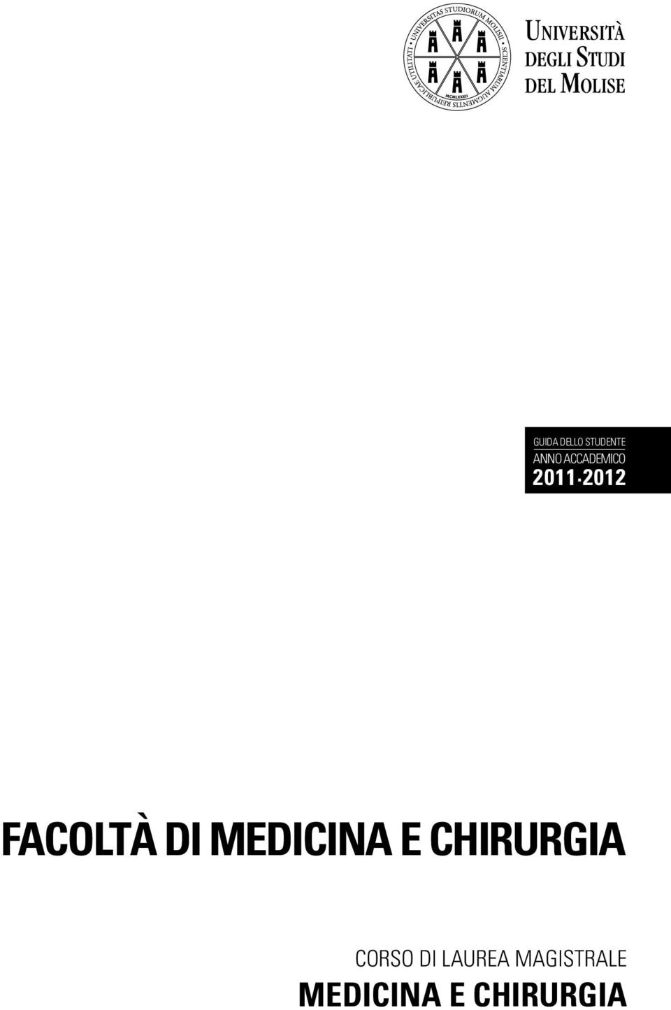 MEDICINA E CHIRURGIA CORSO DI