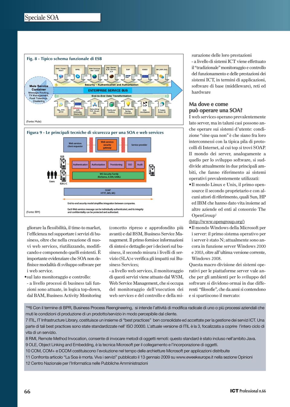 È importante evidenziare che SOA non definisce modalità di sviluppo software per i web service.