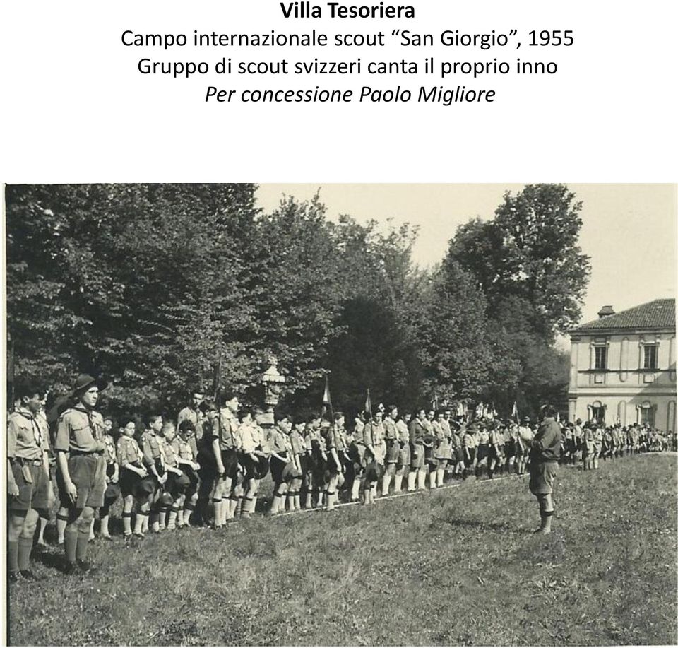 1955 Gruppo di scout svizzeri