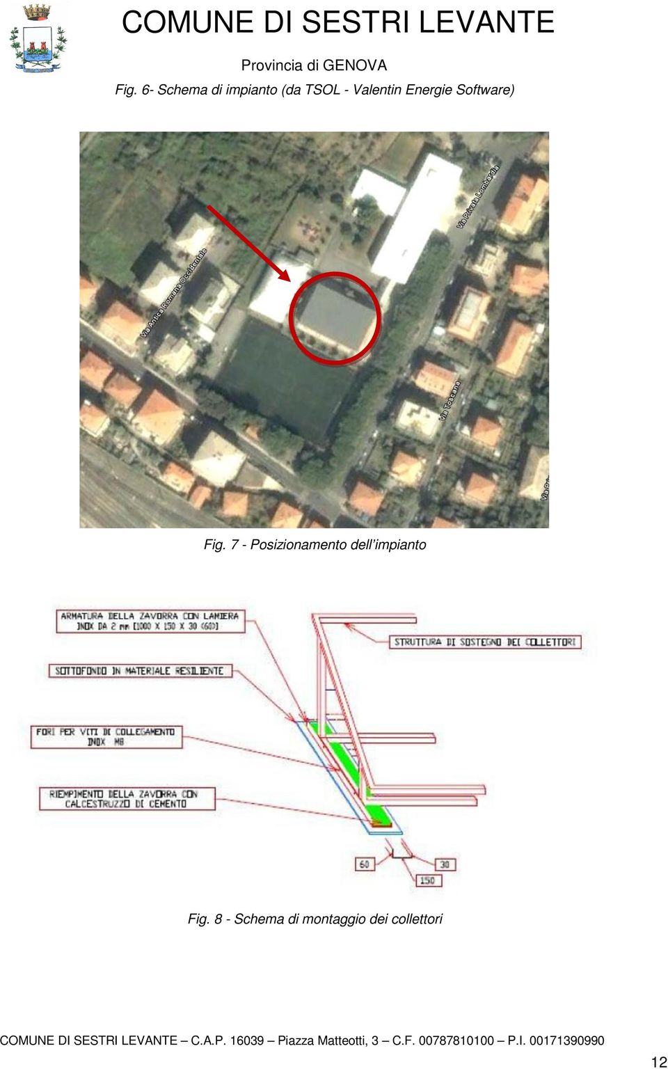 7 - Posizionamento dell impianto Fig.