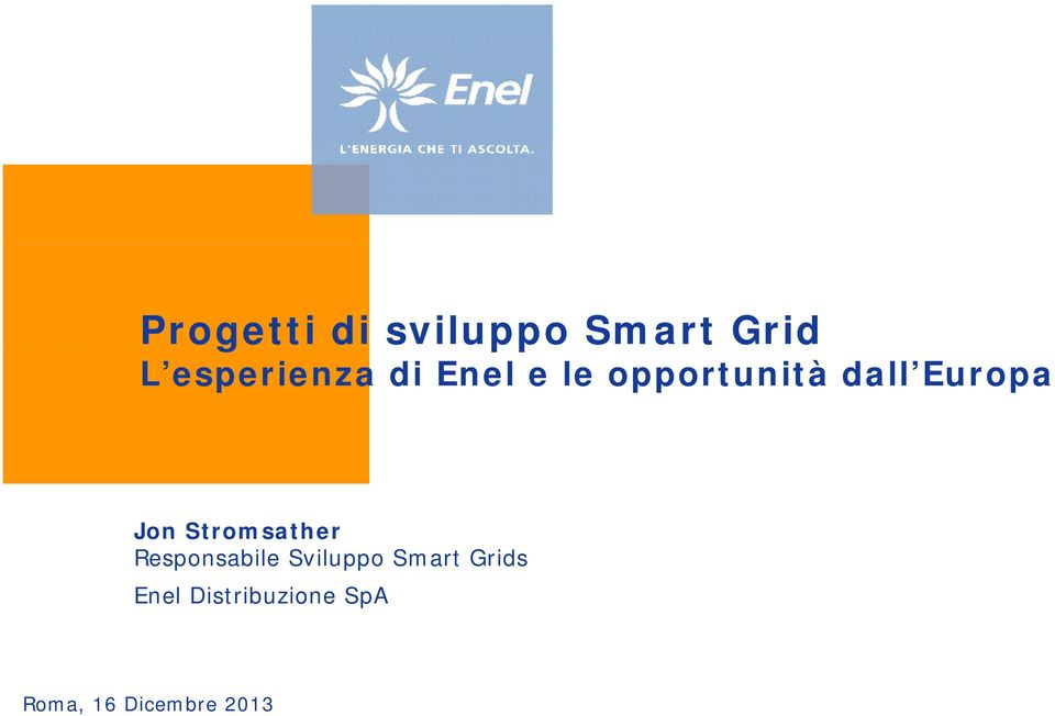 Stromsather Responsabile Sviluppo Smart