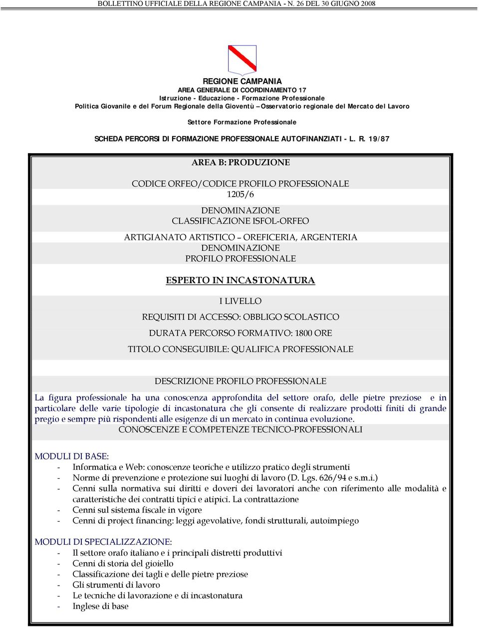 consente di realizzare prodotti finiti di grande pregio e sempre più rispondenti alle esigenze di un mercato in continua evoluzione.