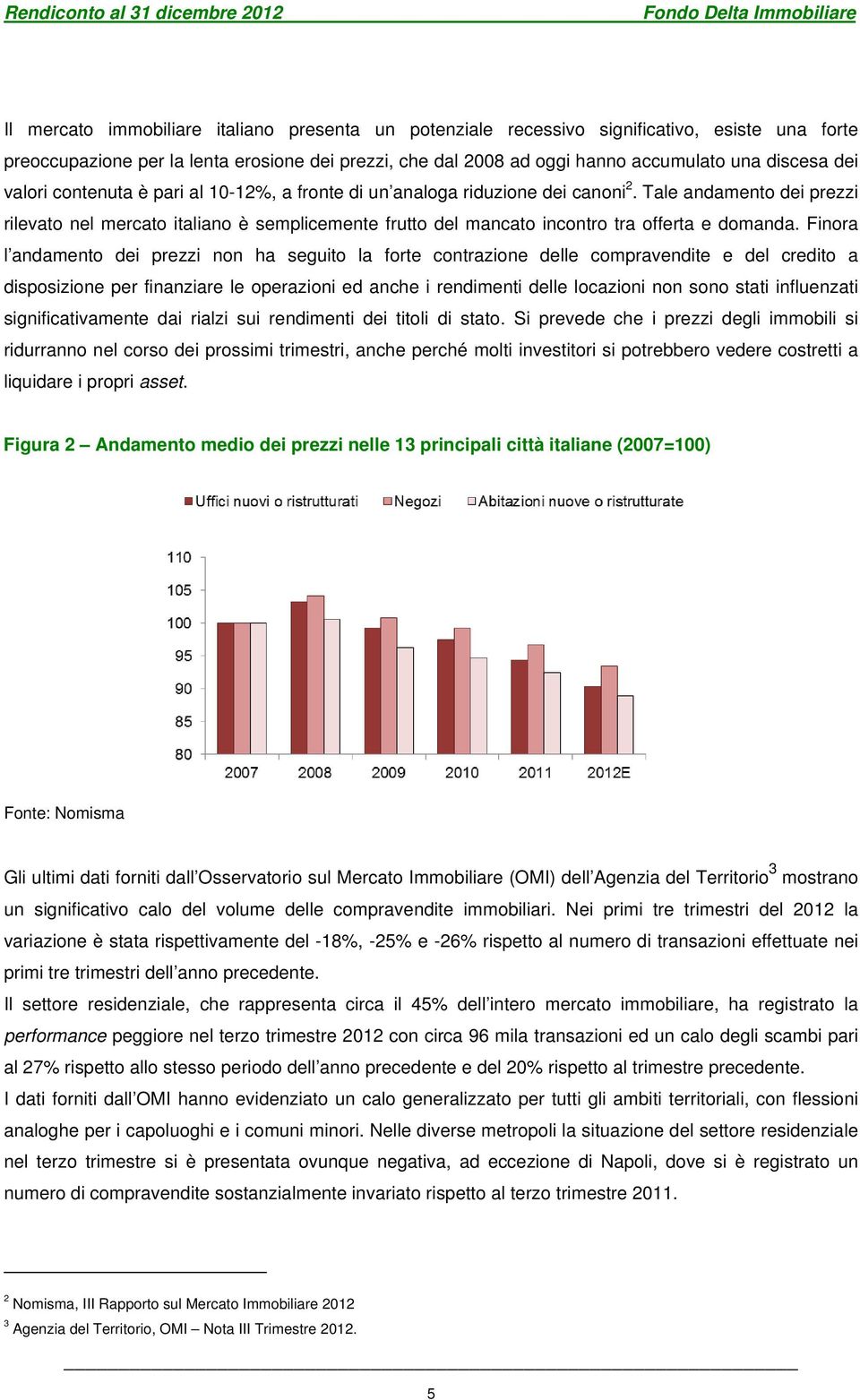 Tale andamento dei prezzi rilevato nel mercato italiano è semplicemente frutto del mancato incontro tra offerta e domanda.