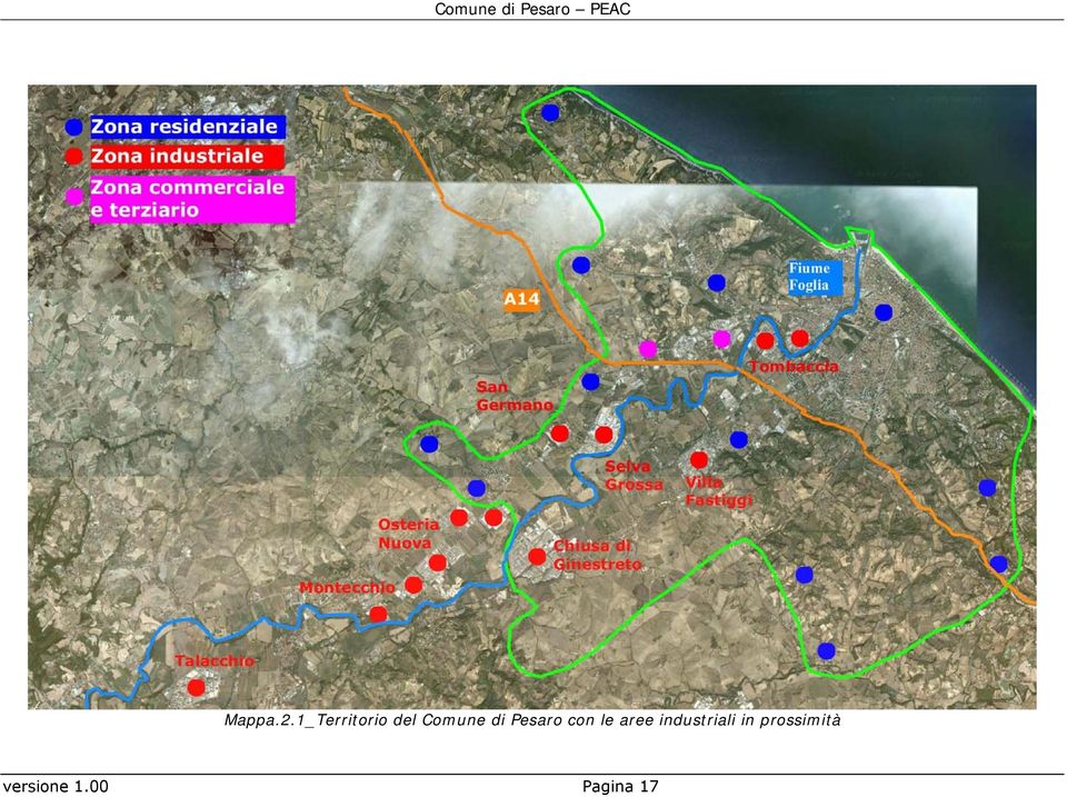 di Pesaro con le aree