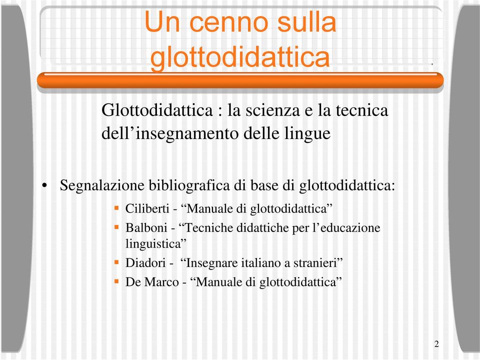 Ciliberti - Manuale di glottodidattica Balboni - Tecniche didattiche per l