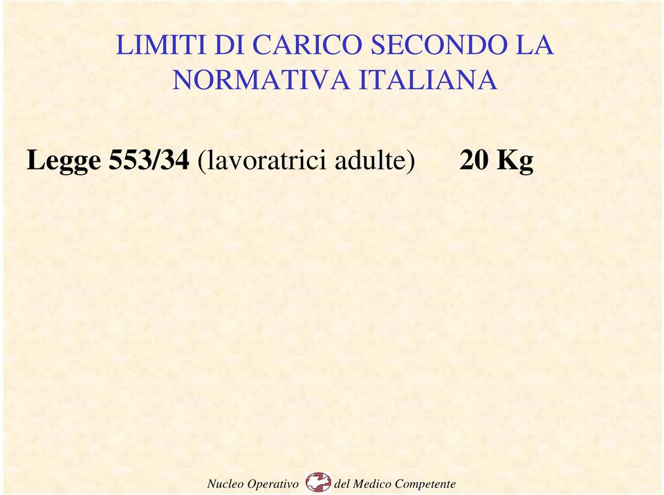 ITALIANA Legge 553/34