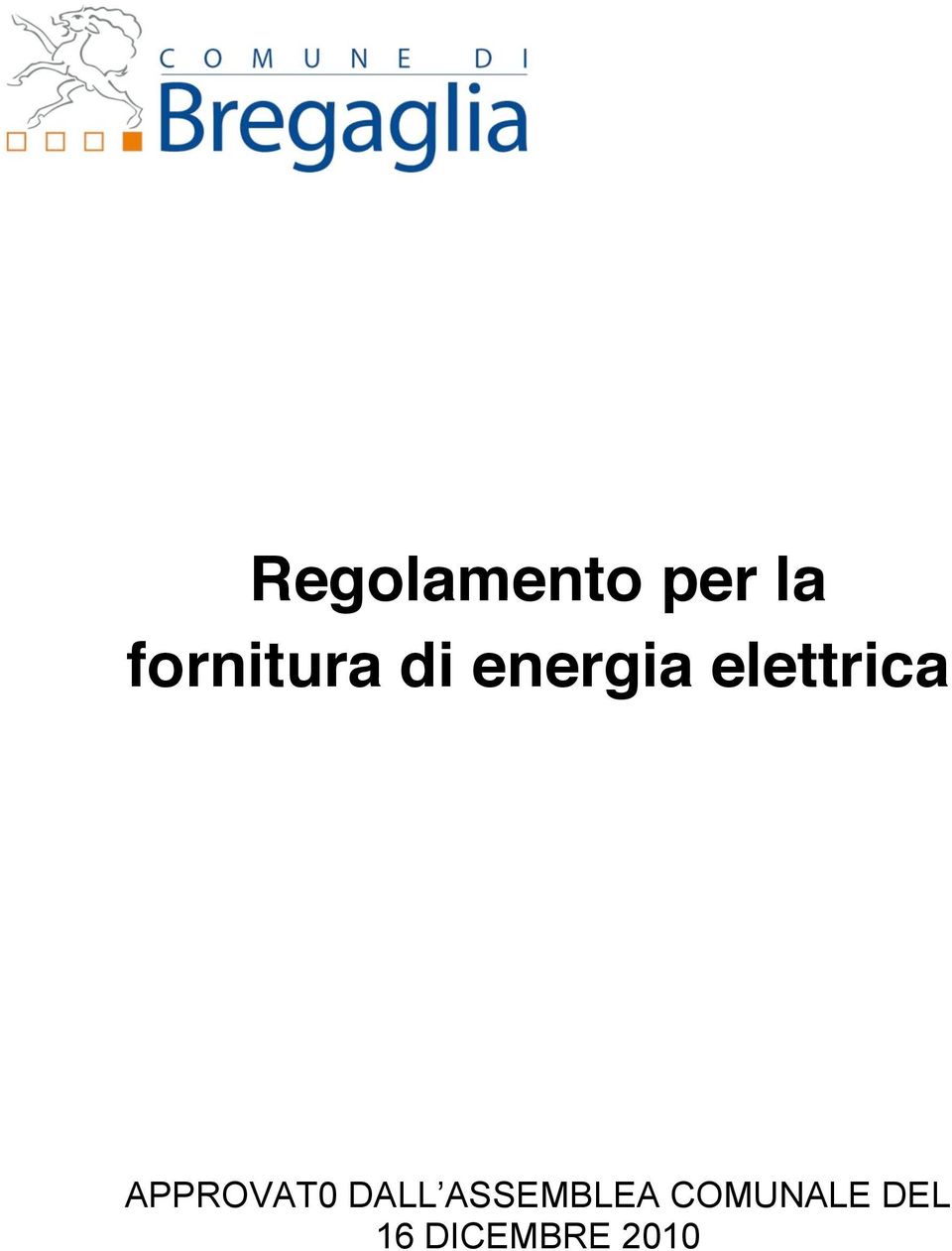 elettrica APPROVAT0 DALL