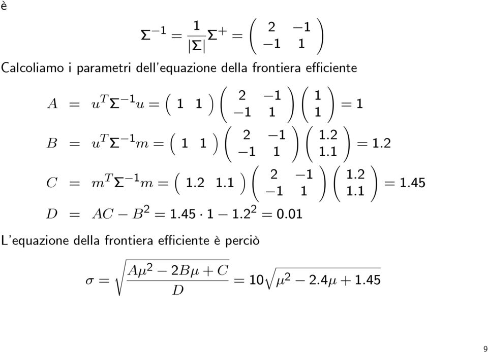 T Σ m= (.2.