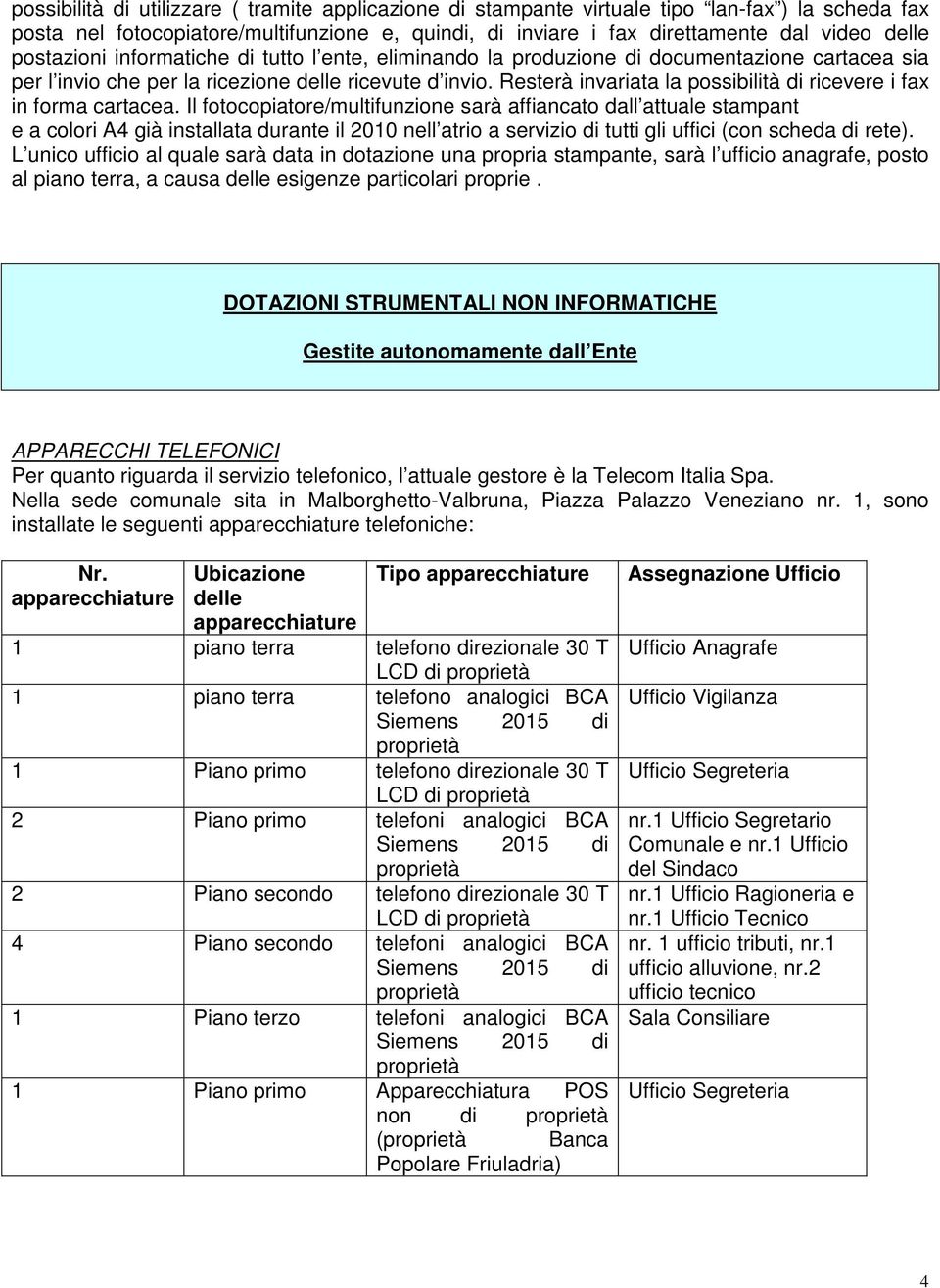 Resterà invariata la possibilità di ricevere i fax in forma cartacea.