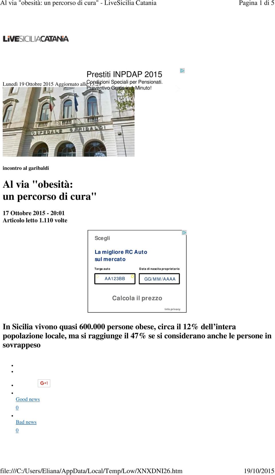 110 volte Scegli La migliore RC Auto sul mercato Targa auto AA123BB Data di nascita proprietario GG/MM/AAAA Calcola il prezzo Info privacy In