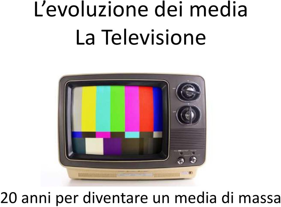 Televisione 20 anni