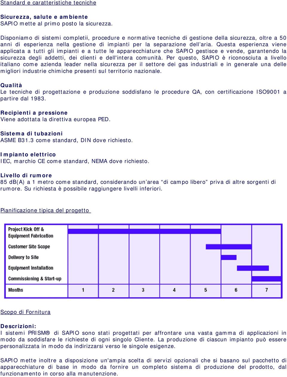 Questa esperienza viene applicata a tutti gli impianti e a tutte le apparecchiature che SAPIO gestisce e vende, garantendo la sicurezza degli addetti, dei clienti e dell'intera comunità.