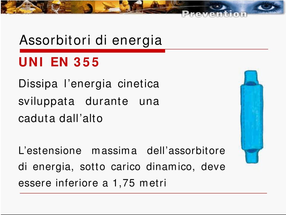 estensione massima dell assorbitore di energia,