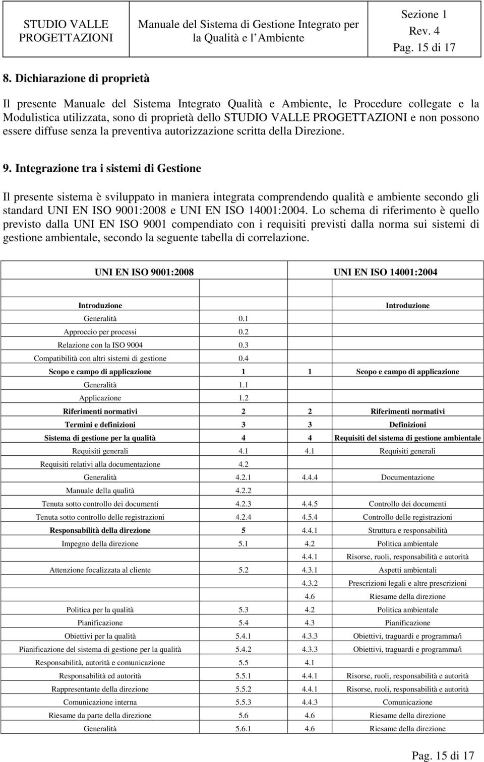 diffuse senza la preventiva autorizzazione scritta della Direzione. 9.