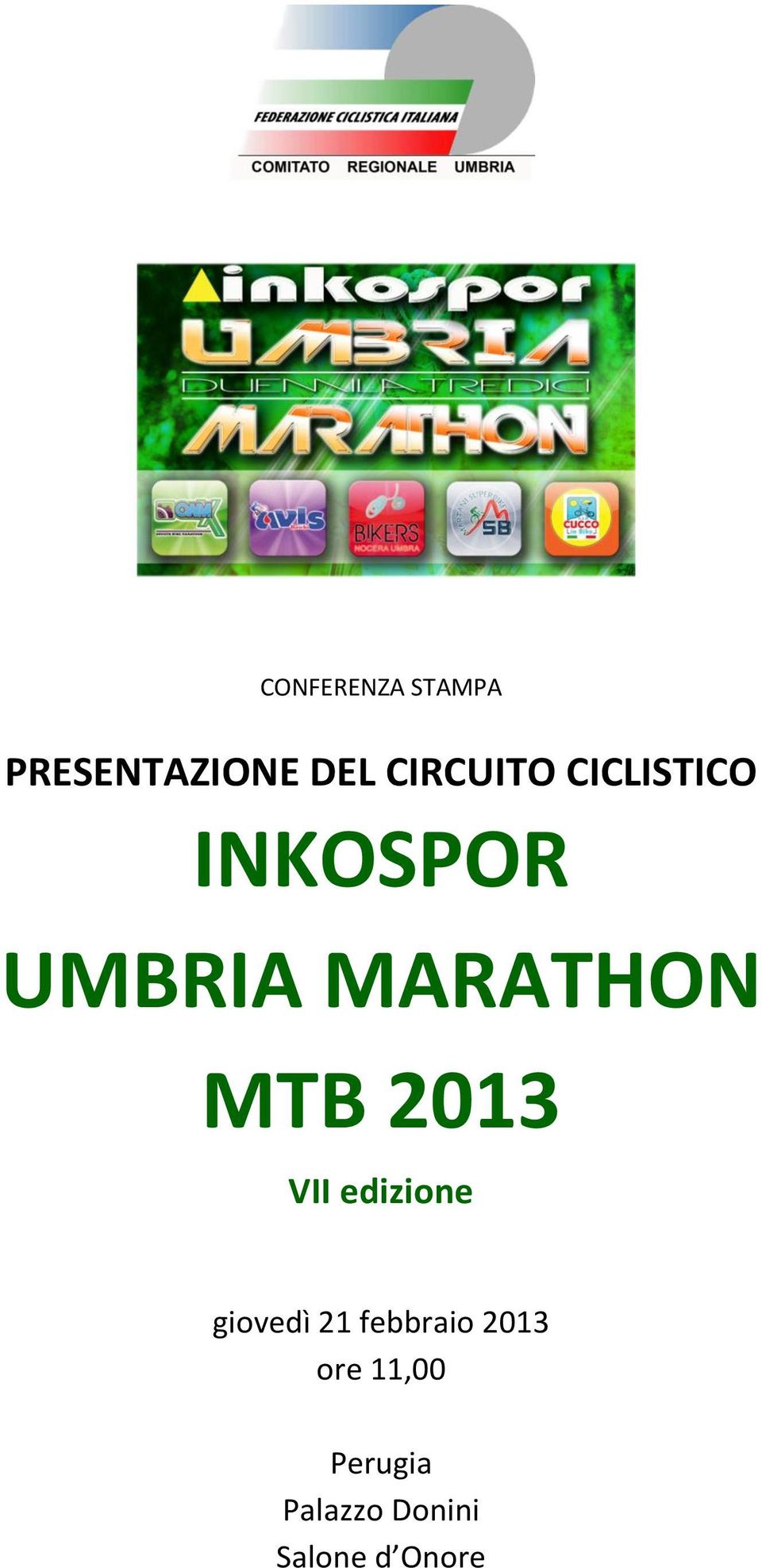 MARATHON MTB 2013 VII edizione giovedì 21