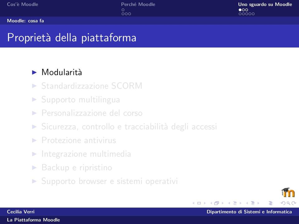 controllo e tracciabilità degli accessi Protezione antivirus