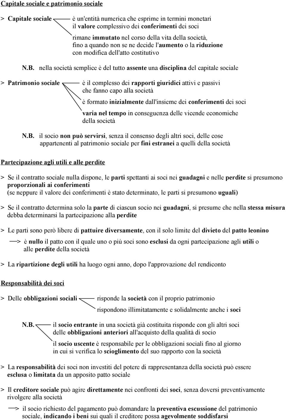 nella società semplice è del tutto assente una disciplina del capitale sociale > Patrimonio sociale è il complesso dei rapporti giuridici attivi e passivi che fanno capo alla società è formato