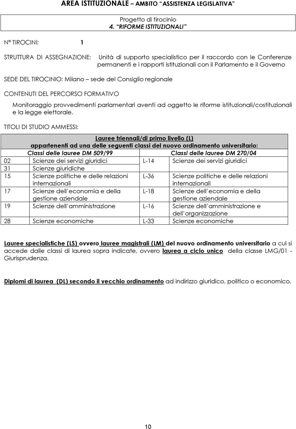 Parlamento e il Governo Monitoraggio provvedimenti parlamentari aventi ad oggetto le riforme istituzionali/costituzionali e la legge elettorale.