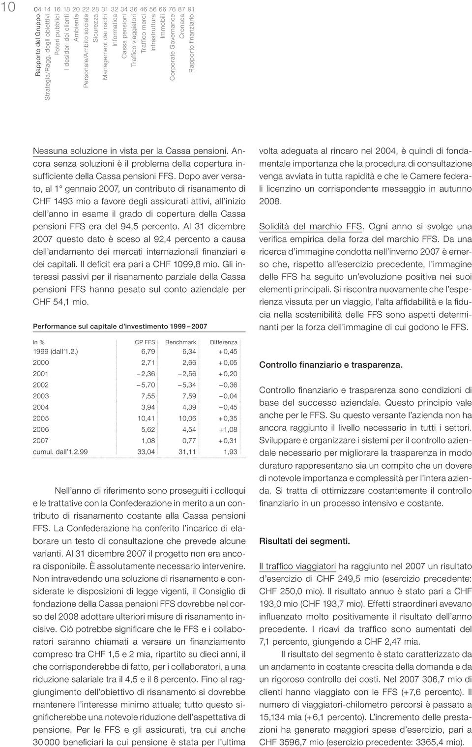 Immobili Corporate Governance Cronaca Rapporto finanziario Nessuna soluzione in vista per la Cassa pensioni.