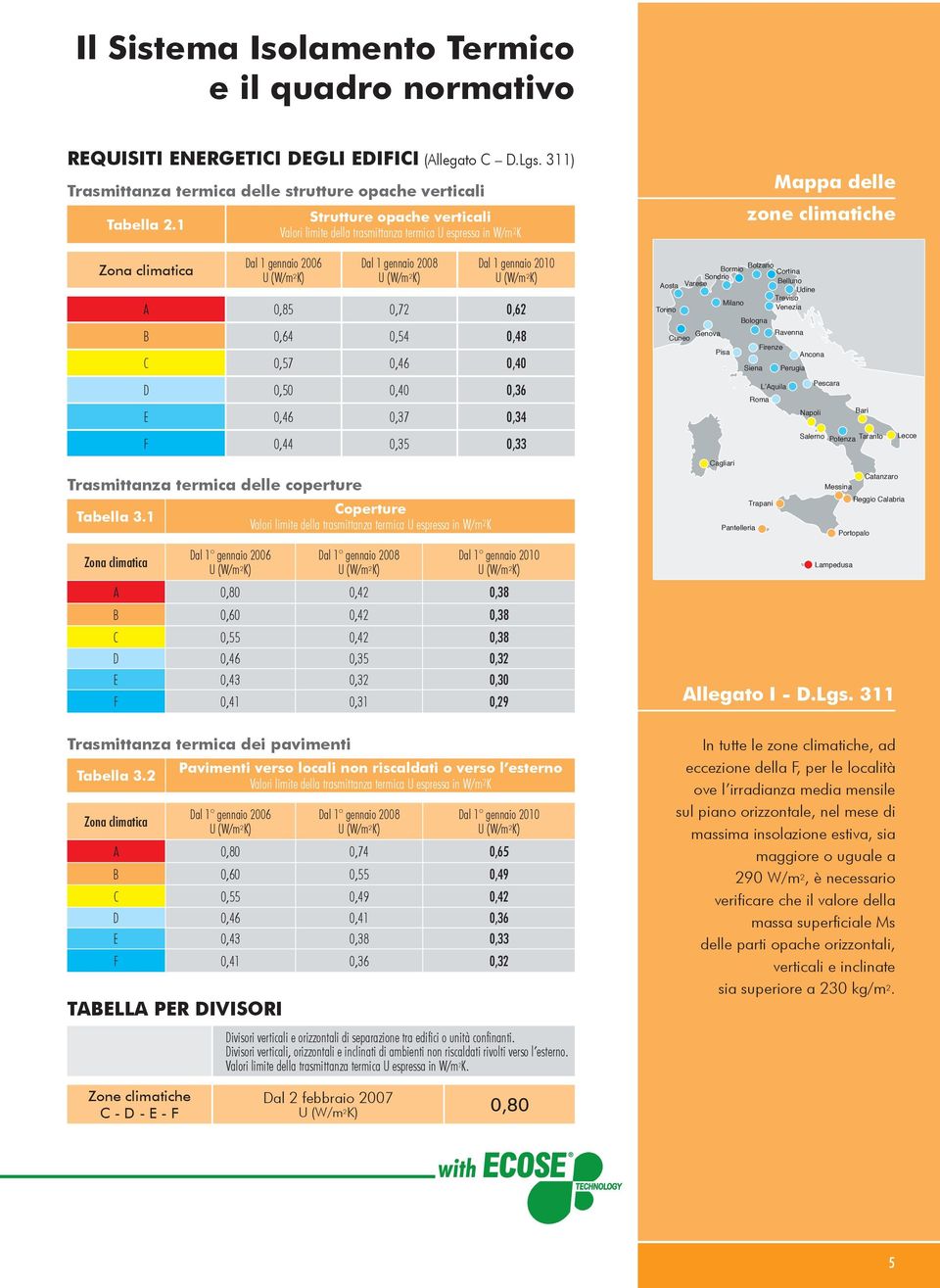 0,8 C 0,7 0, 0,0 Bormio Sondrio Varese Aosta Torino Cuneo Genova Pisa Milano Mappa delle zone climatiche Bolzano Cortina Belluno Udine Treviso Venezia Bologna Ravenna Firenze Ancona Siena Perugia D