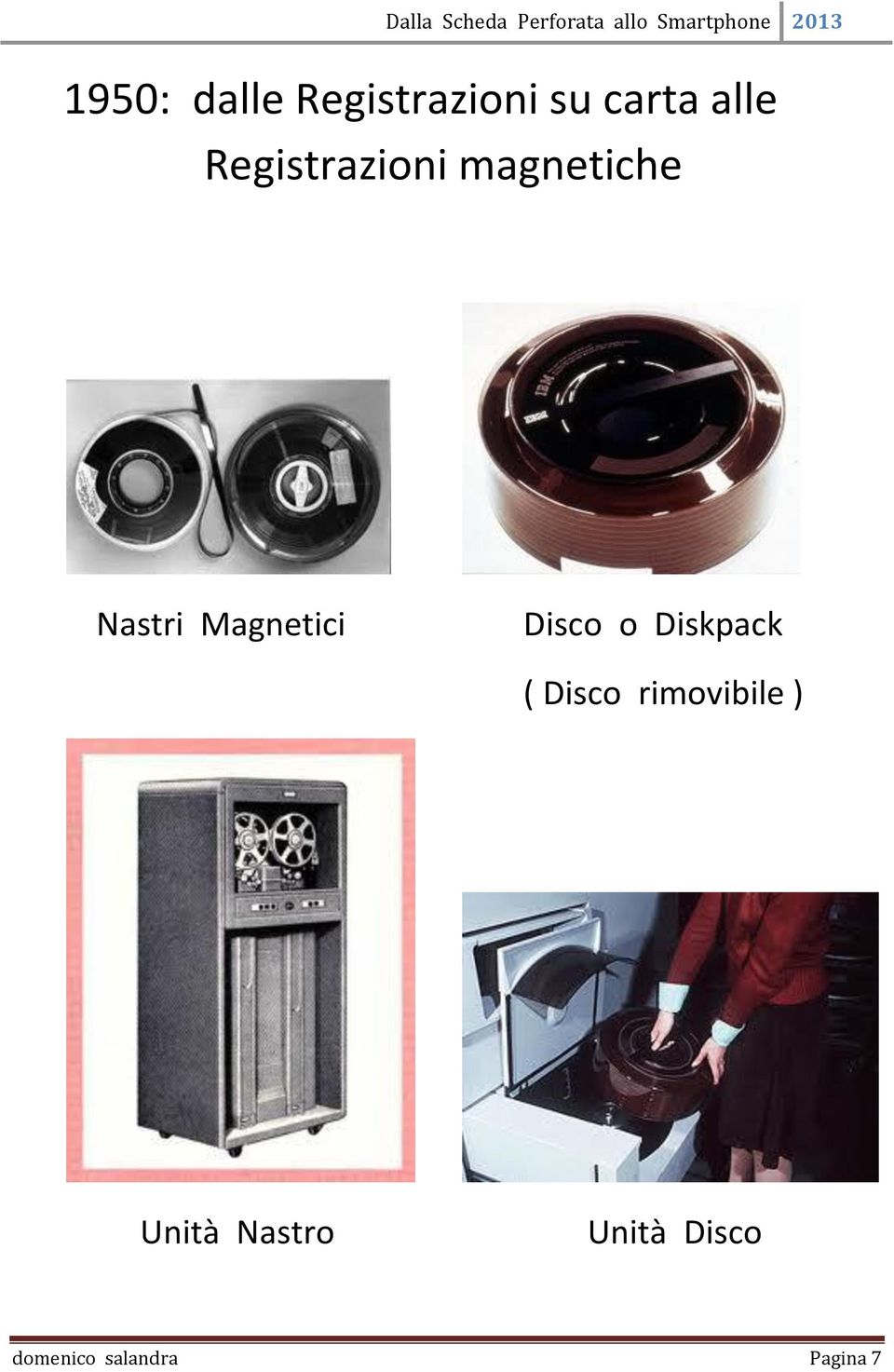 Disco o Diskpack ( Disco rimovibile )