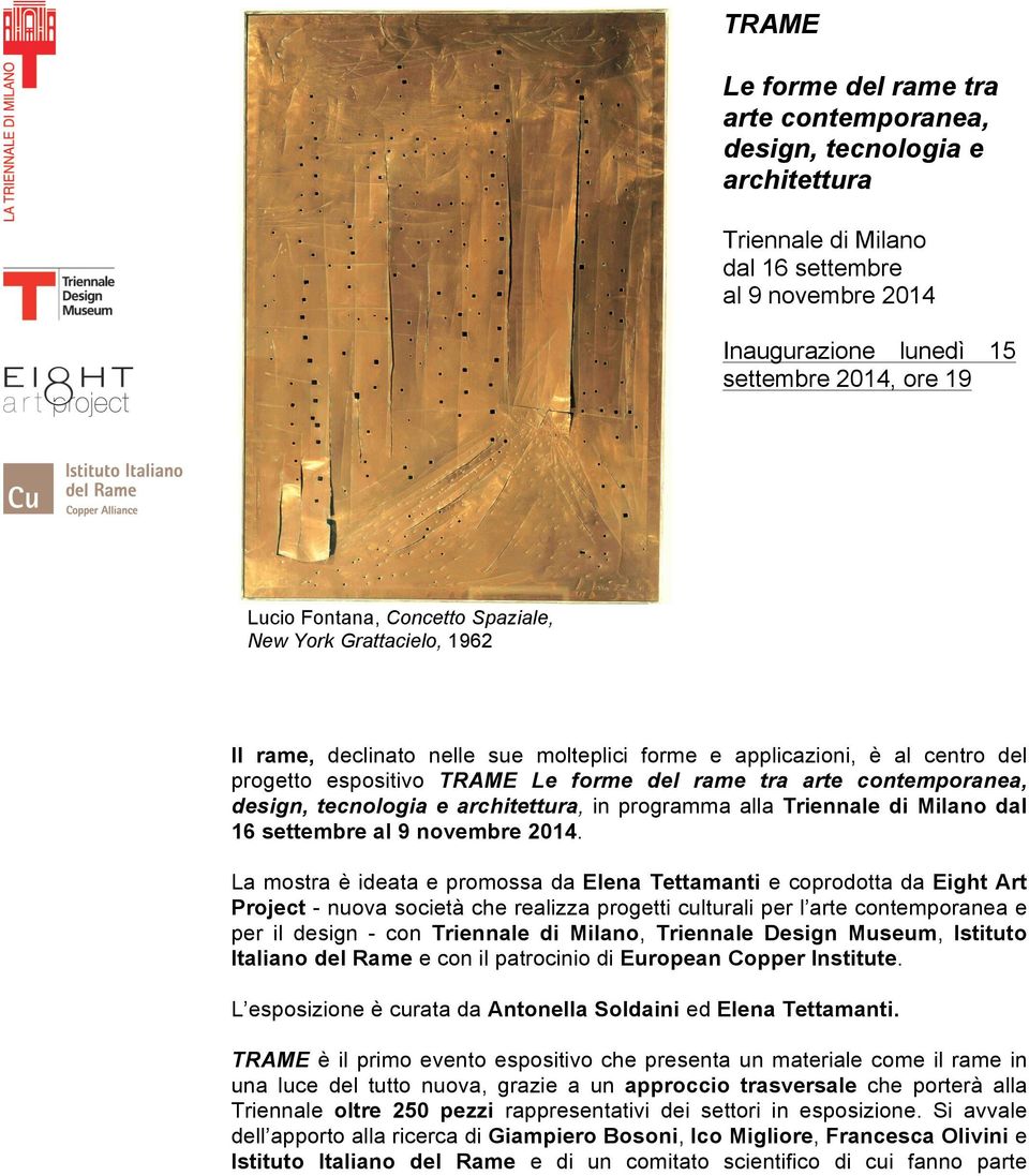 tecnologia e architettura, in programma alla Triennale di Milano dal 16 settembre al 9 novembre 2014.