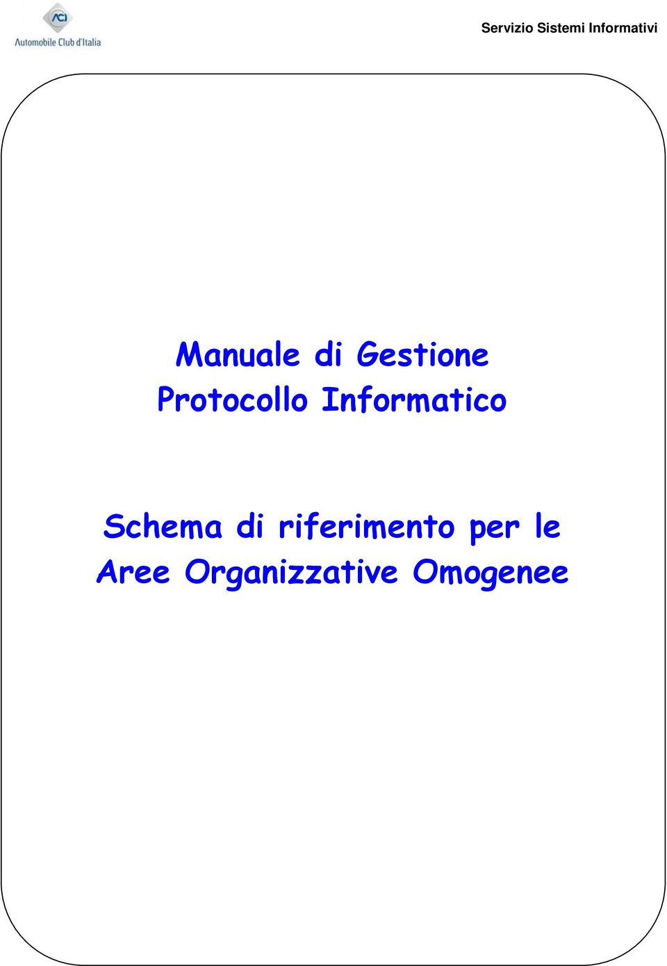 Informatico Schema di