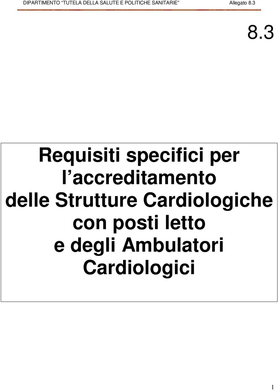 Cardiologiche con posti letto