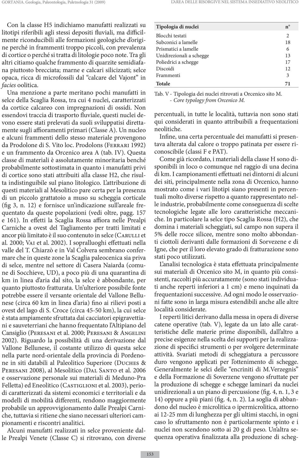 fluviali, ma difficilmente riconducibili alle formazioni geologiche d origine perché in frammenti troppo piccoli, con prevalenza di cortice o perché si tratta di litologie poco note.