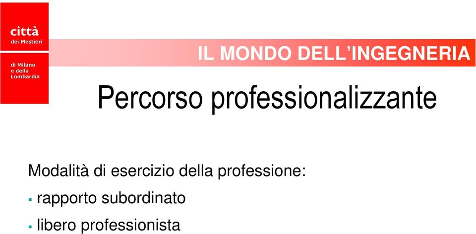 professione: