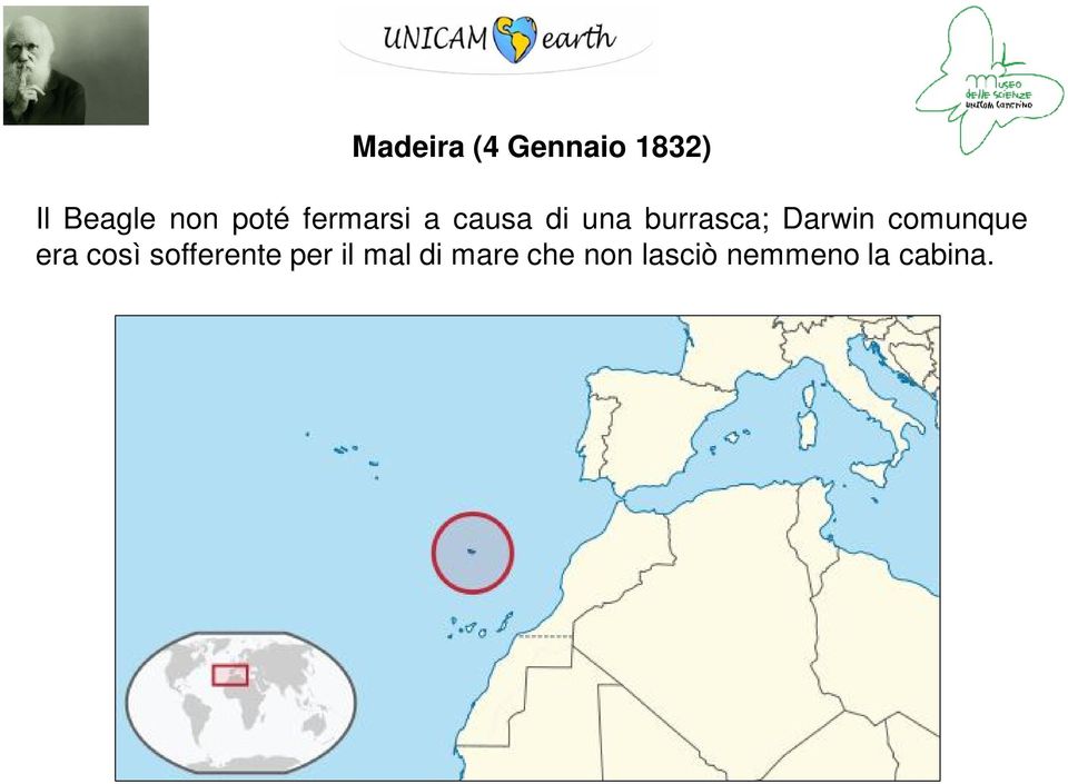 Darwin comunque era così sofferente per