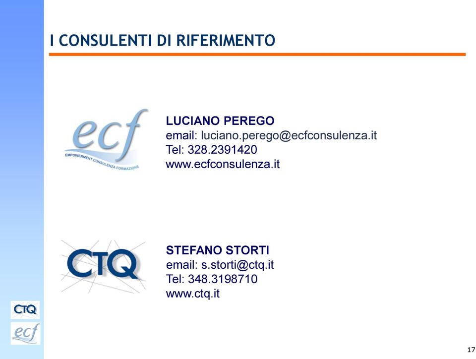 it Tel: 328.2391420 www.ecfconsulenza.