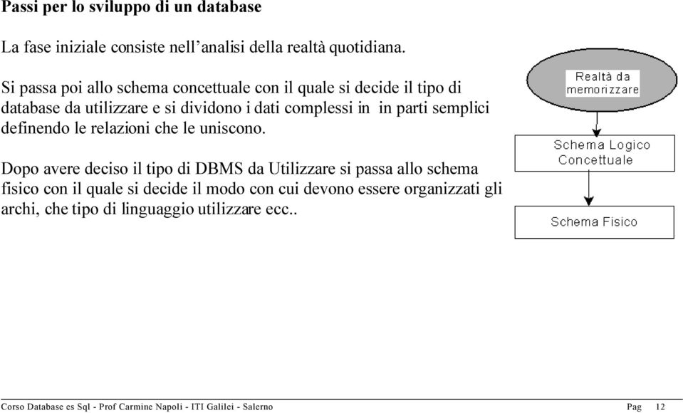 semplici definendo le relazioni che le uniscono.