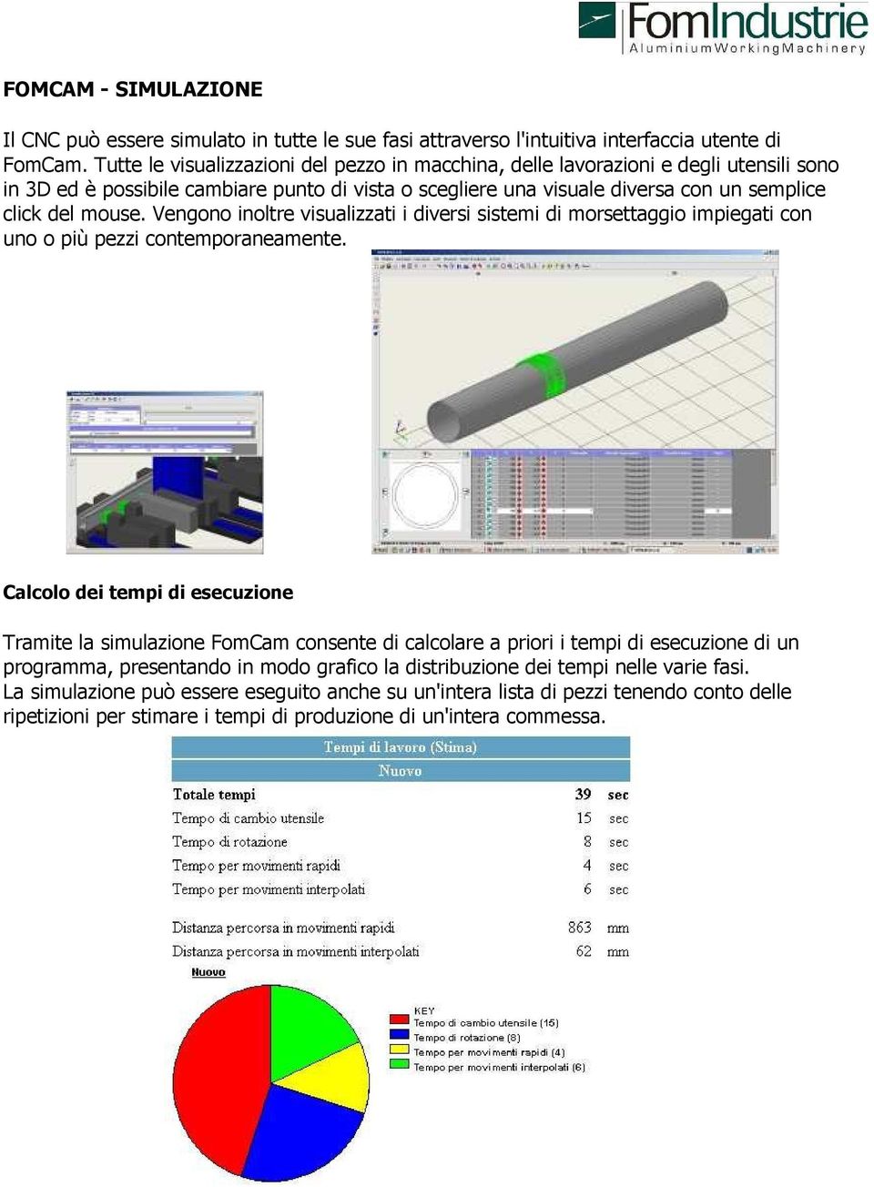 Vengono inoltre visualizzati i diversi sistemi di morsettaggio impiegati con uno o più pezzi contemporaneamente.