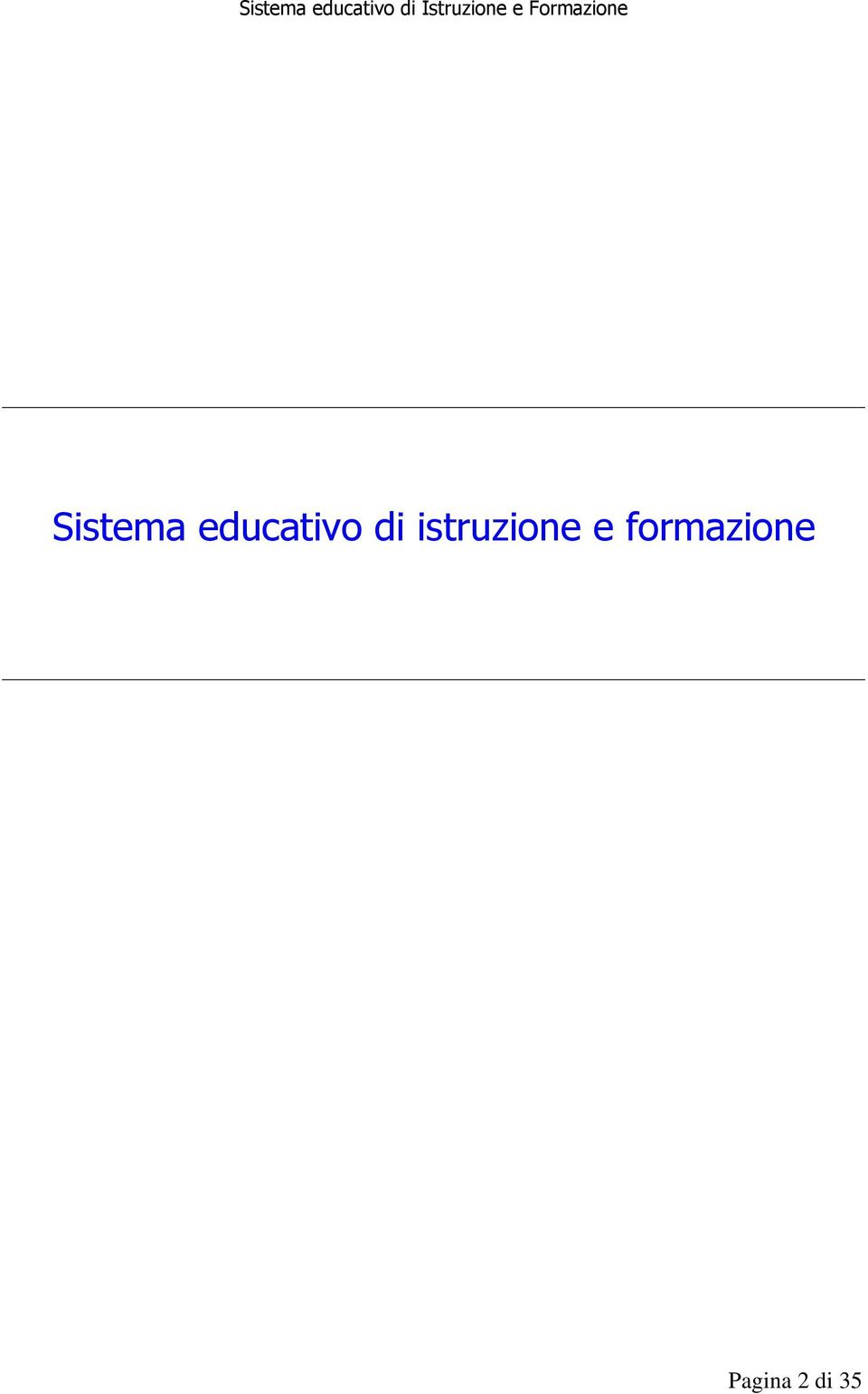 istruzione e