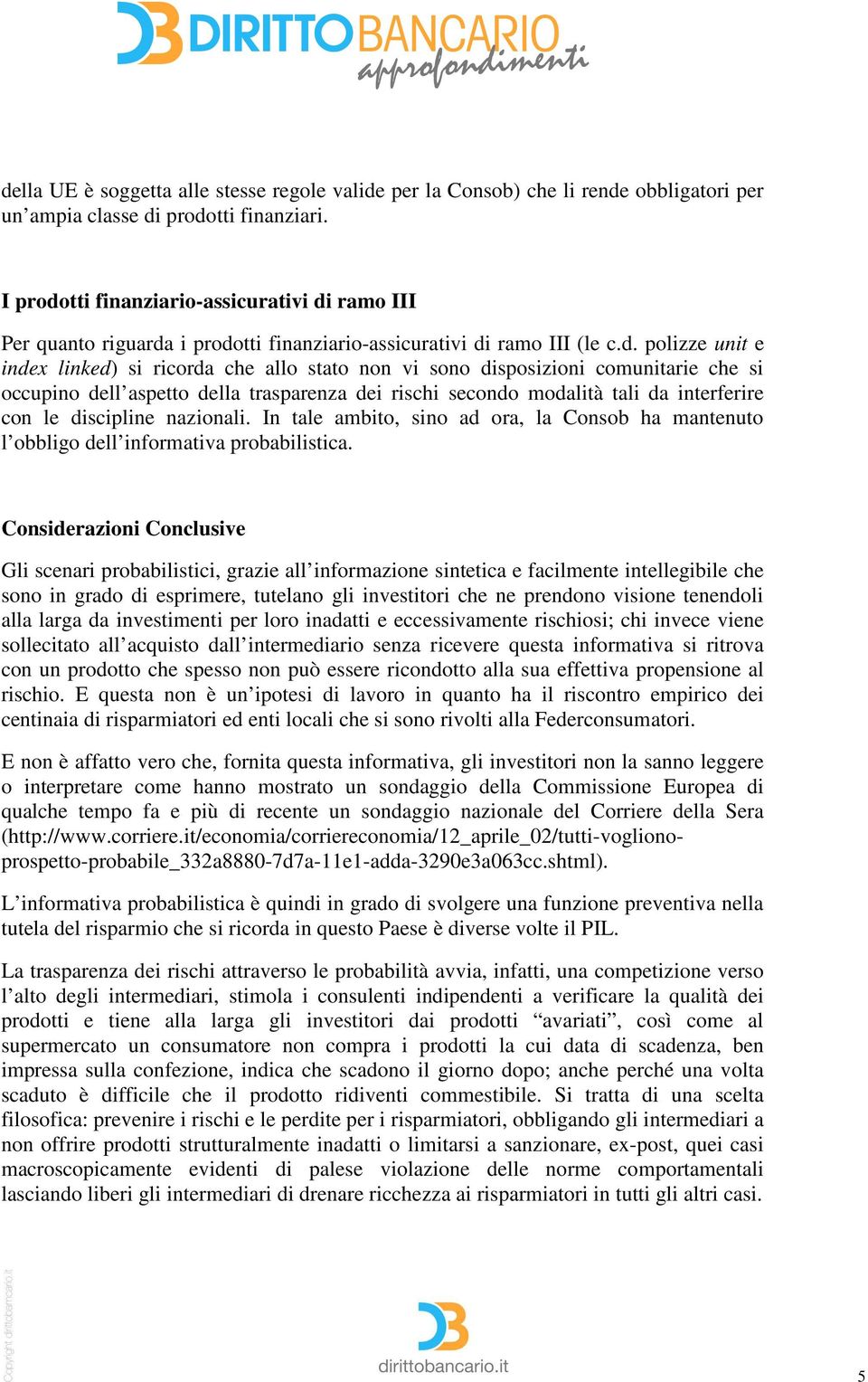 tti finanziario-assicurativi di