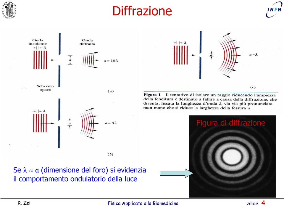 comportameto odulatorio della luce R.