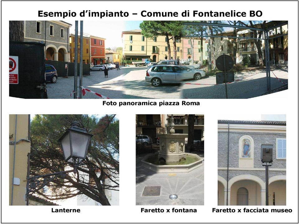 piazza Roma Lanterne Faretto x