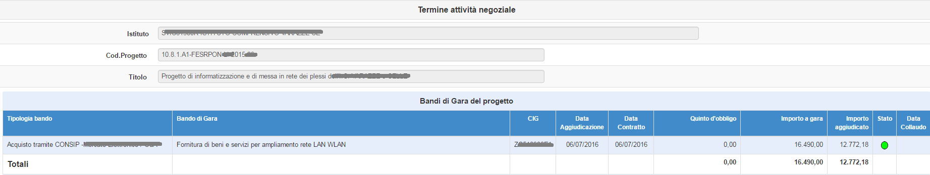 Se occorre associare una fattura di fornitura o una fattura mista (quindi di forniture e spese generali) le uniche voci di costo disponibili sono quelle legate agli acquisti di beni.