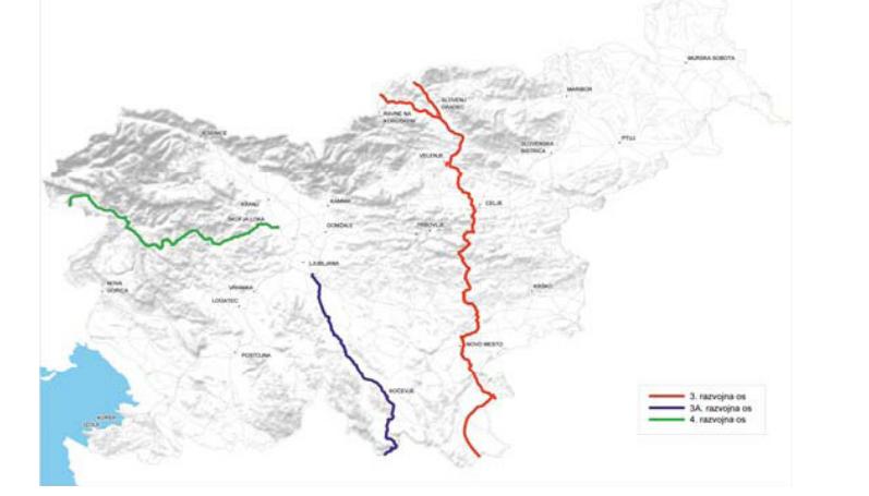 Figura 9 Modernizzazione della rete stradale su assi prioritari di sviluppo 1.3.