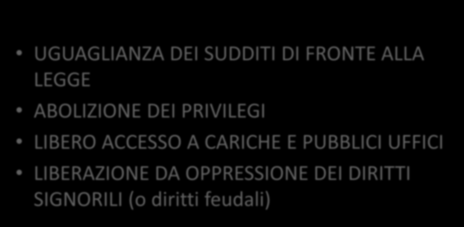 Cosa chiedeva inoltre il Terzo stato?