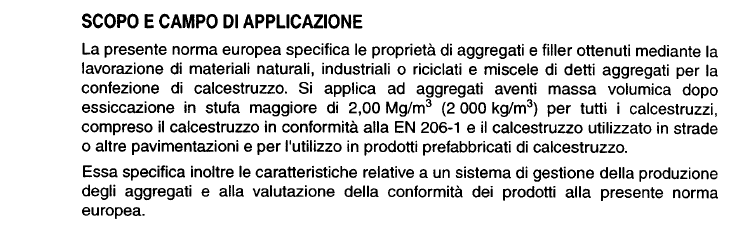 Decreto Ministeriale 14-01-08 - NTC Cap. 11 - Materiali e prodotti per uso strutturale #11.2 Calcestruzzo #11.2.9 