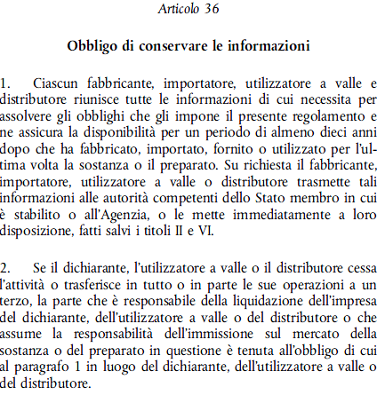 SDS Requisiti principali obbligo di