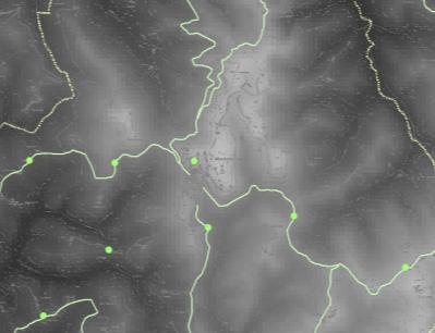 ESRI Cassatella 06/12/2010 La tecnica messa in gioco L analisi consiste nel calcolare il campo di osservazione (bacino visuale) rispetto alla posizione e all orizzonte visivo di un osservatore.