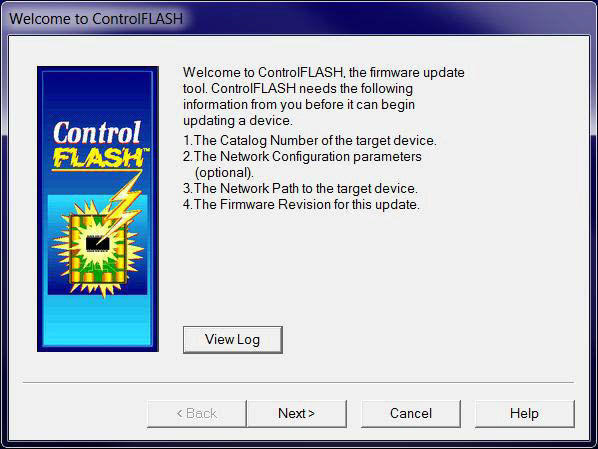 Il kit di aggiornamento del firmware ControlFLASH viene installato. 7.