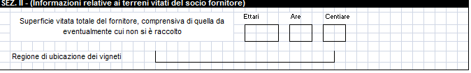 Allegato F2 (Attestato di consegna sostitutivo della dichiarazione di vendemmia delle uve) Questo attestato deve essere compilato, in sostituzione della dichiarazione di vendemmia, da parte dei soci