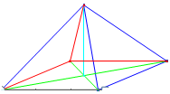 D Geometria solida Piramide - 6 Un quadrato ha il lato che misura 14 cm ed è la base di una piramide di marmo (p.s.,8 g/cm ) la cui altezza misura 4 cm.