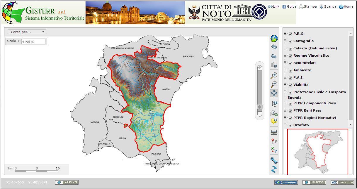 il webgis che permette la