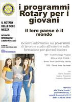 ASSIDUITA 21.10.13 PROSSIMI INCONTRI DEL NOSTRO CLUB PROGRAMMA NOVEMBRE 2013 RIUNIONE n. 13 Venerdì 08 Novembre 2013 Il Rotary delle sei e mezza Corte Sconta, Piazza dell Università,7 ore 18.30-20.